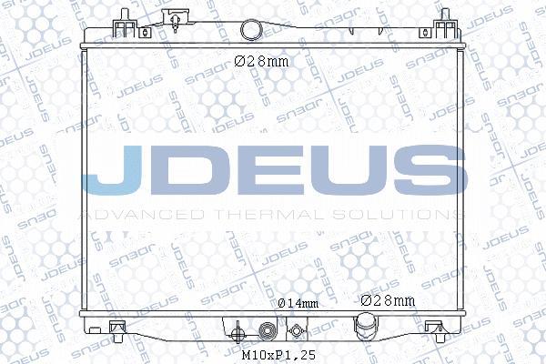 Jdeus M-0130140 - Radiators, Motora dzesēšanas sistēma ps1.lv