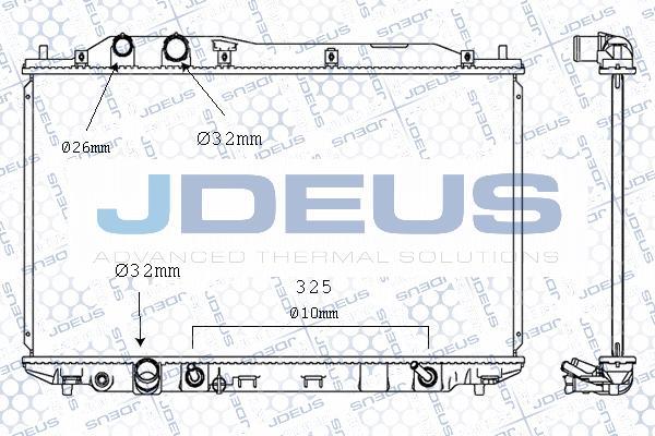 Jdeus M-0130310 - Radiators, Motora dzesēšanas sistēma ps1.lv