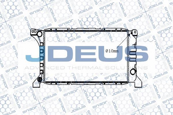 Jdeus M-0120830 - Radiators, Motora dzesēšanas sistēma ps1.lv