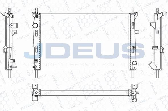 Jdeus M-0120870 - Radiators, Motora dzesēšanas sistēma ps1.lv