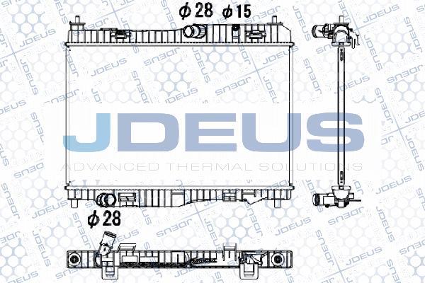 Jdeus M-0120360 - Radiators, Motora dzesēšanas sistēma ps1.lv