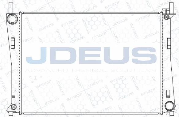 Jdeus M-0121070 - Radiators, Motora dzesēšanas sistēma ps1.lv