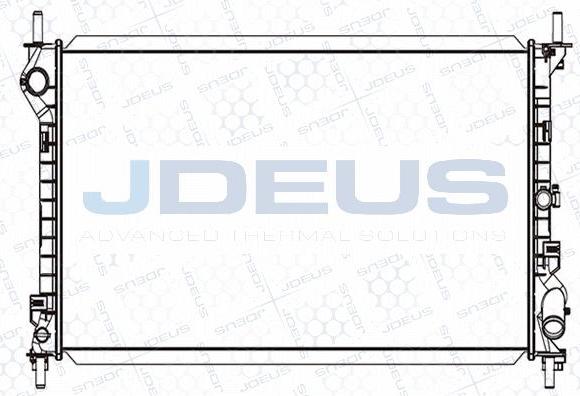 Jdeus M-0121210 - Radiators, Motora dzesēšanas sistēma ps1.lv