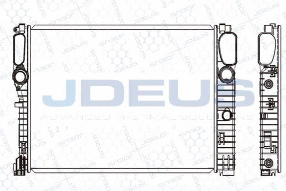 Jdeus M-0170980 - Radiators, Motora dzesēšanas sistēma ps1.lv