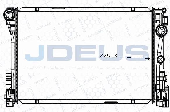 Jdeus M-0171050 - Radiators, Motora dzesēšanas sistēma ps1.lv