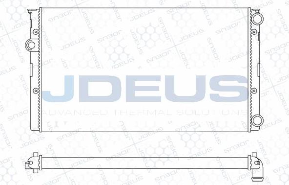 Jdeus M-0300451 - Radiators, Motora dzesēšanas sistēma ps1.lv