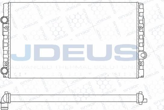 Jdeus M-0300411 - Radiators, Motora dzesēšanas sistēma ps1.lv