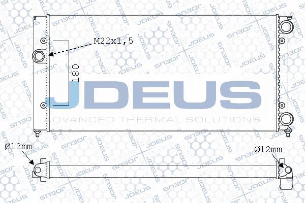 Jdeus M-0300470 - Radiators, Motora dzesēšanas sistēma ps1.lv