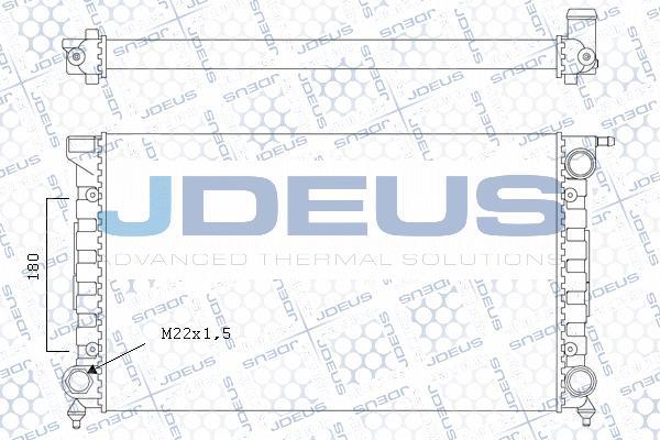 Jdeus M-0300350 - Radiators, Motora dzesēšanas sistēma ps1.lv