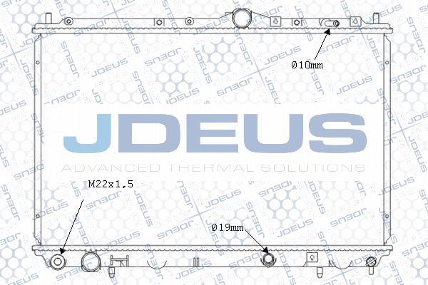 Jdeus M-0310491 - Radiators, Motora dzesēšanas sistēma ps1.lv