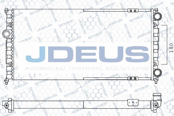 Jdeus M-0250230 - Radiators, Motora dzesēšanas sistēma ps1.lv