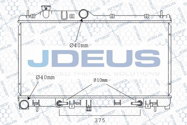 Jdeus M-026010A - Radiators, Motora dzesēšanas sistēma ps1.lv