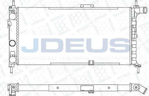 Jdeus M-0200471 - Radiators, Motora dzesēšanas sistēma ps1.lv