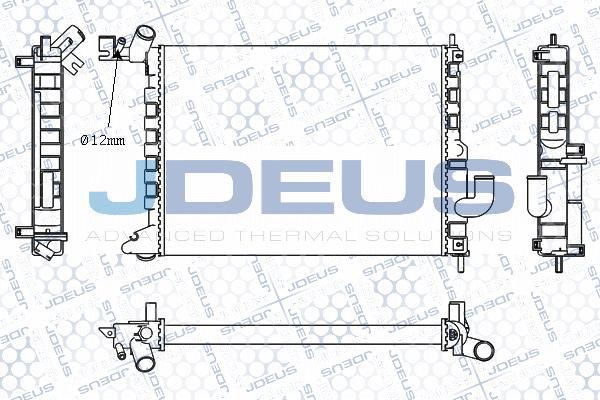 Jdeus M-020050A - Radiators, Motora dzesēšanas sistēma ps1.lv