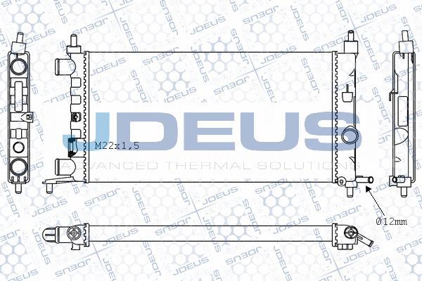 Jdeus M-0200670 - Radiators, Motora dzesēšanas sistēma ps1.lv