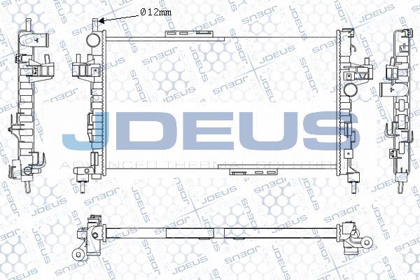 Jdeus M-0200850 - Radiators, Motora dzesēšanas sistēma ps1.lv