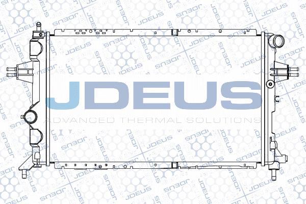 Jdeus M-0200820 - Radiators, Motora dzesēšanas sistēma ps1.lv