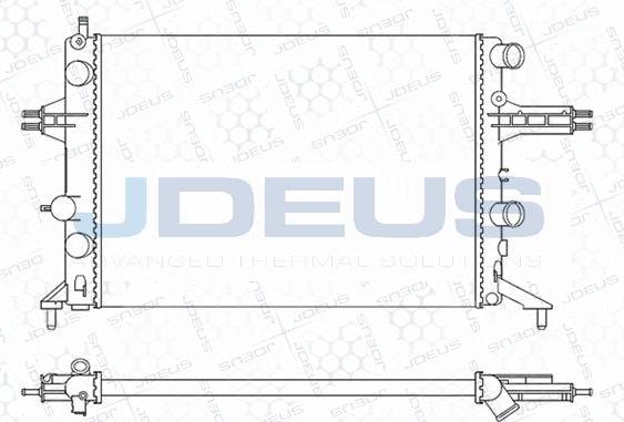 Jdeus M-0200740 - Radiators, Motora dzesēšanas sistēma ps1.lv