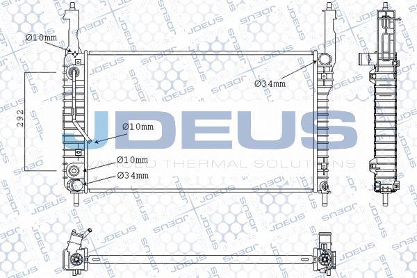 Jdeus M-0200700 - Radiators, Motora dzesēšanas sistēma ps1.lv