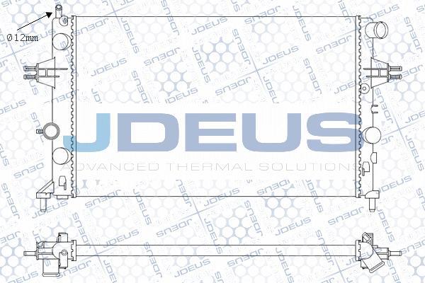 Jdeus M-0200770 - Radiators, Motora dzesēšanas sistēma ps1.lv