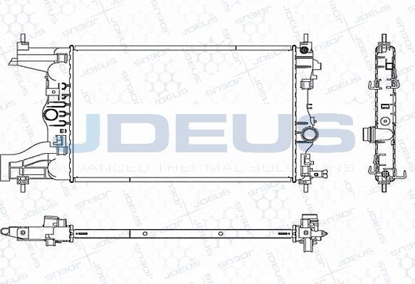 Jdeus M-0201050 - Radiators, Motora dzesēšanas sistēma ps1.lv