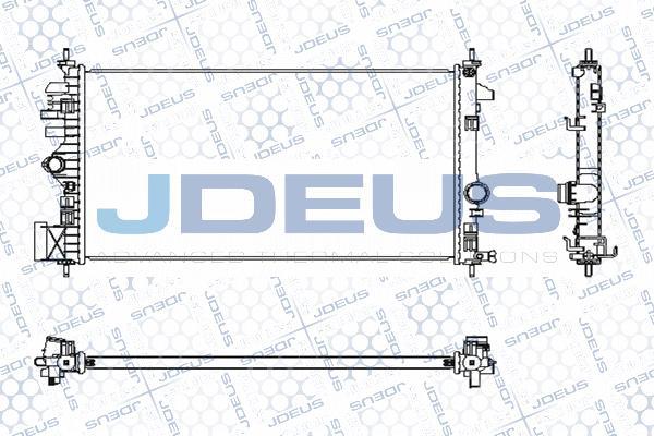 Jdeus M-0201130 - Radiators, Motora dzesēšanas sistēma ps1.lv