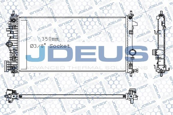 Jdeus M-0201120 - Radiators, Motora dzesēšanas sistēma ps1.lv