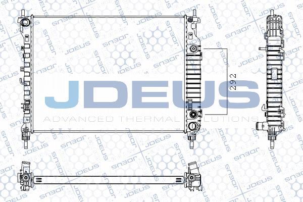 Jdeus M-0201300 - Radiators, Motora dzesēšanas sistēma ps1.lv