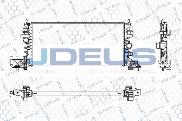 Jdeus M-0201330 - Radiators, Motora dzesēšanas sistēma ps1.lv