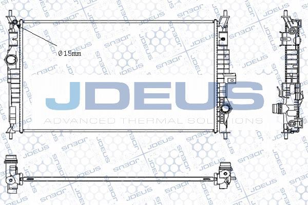 Jdeus M-0210460 - Radiators, Motora dzesēšanas sistēma ps1.lv