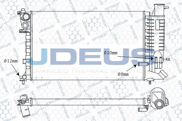 Jdeus M-021054A - Radiators, Motora dzesēšanas sistēma ps1.lv