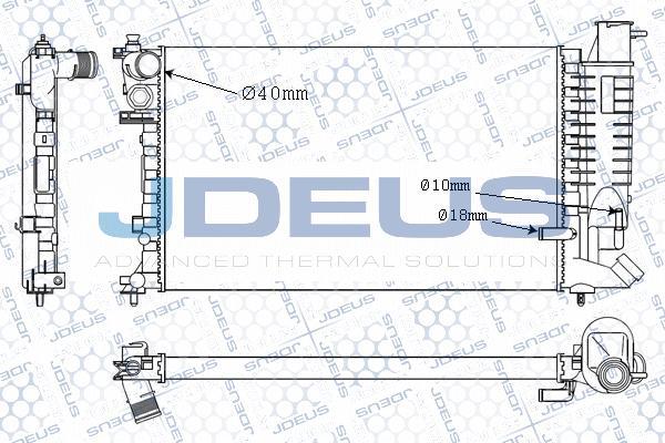 Jdeus M-021055A - Radiators, Motora dzesēšanas sistēma ps1.lv