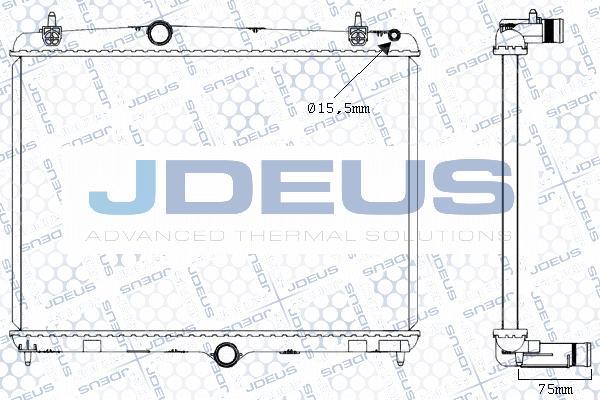 Jdeus M-0210520 - Radiators, Motora dzesēšanas sistēma ps1.lv