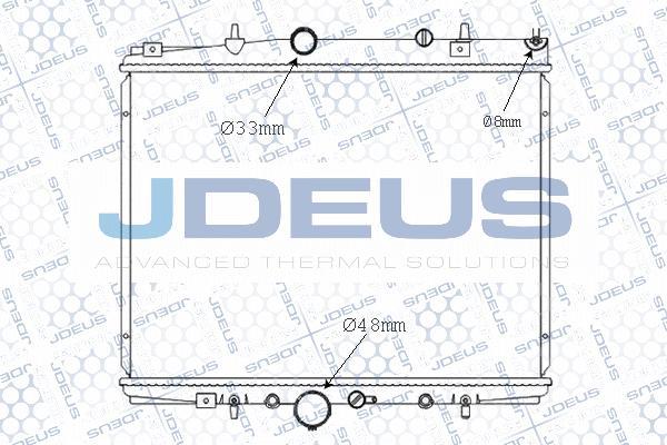 Jdeus M-0210030 - Radiators, Motora dzesēšanas sistēma ps1.lv