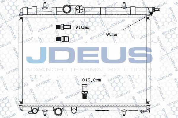Jdeus M-0210360 - Radiators, Motora dzesēšanas sistēma ps1.lv