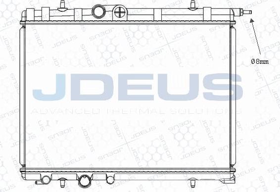 Jdeus M-0210310 - Radiators, Motora dzesēšanas sistēma ps1.lv