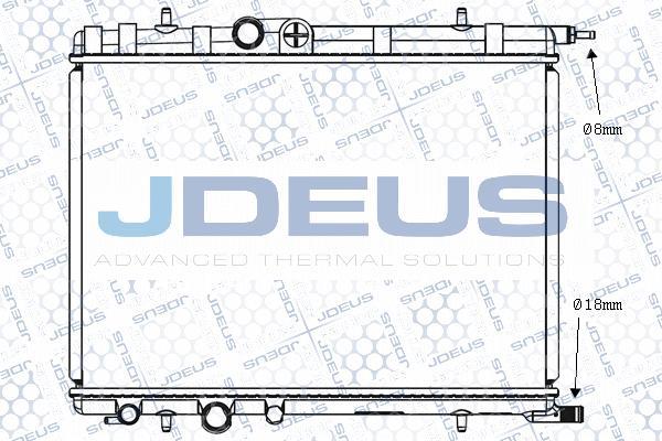 Jdeus M-0210331 - Radiators, Motora dzesēšanas sistēma ps1.lv