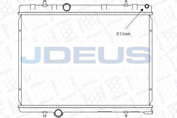 Jdeus M-0210370 - Radiators, Motora dzesēšanas sistēma ps1.lv