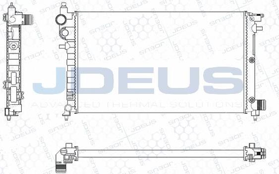 Jdeus M-0210261 - Radiators, Motora dzesēšanas sistēma ps1.lv