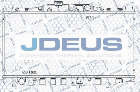 Jdeus M-0280040 - Radiators, Motora dzesēšanas sistēma ps1.lv