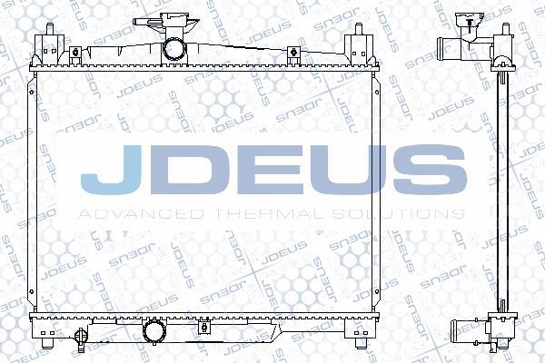 Jdeus M-0280070 - Radiators, Motora dzesēšanas sistēma ps1.lv