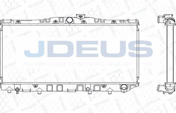 Jdeus M-0281240 - Radiators, Motora dzesēšanas sistēma ps1.lv