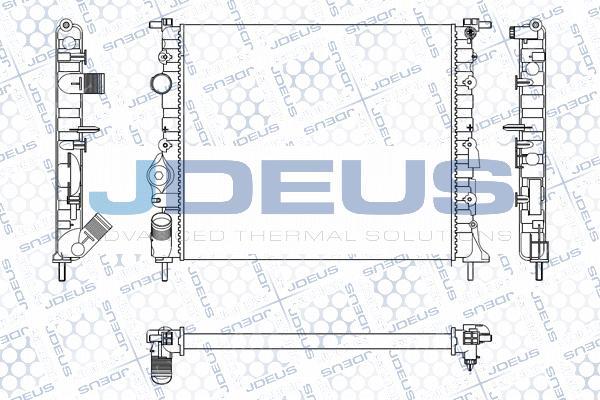 Jdeus M-0230550 - Radiators, Motora dzesēšanas sistēma ps1.lv