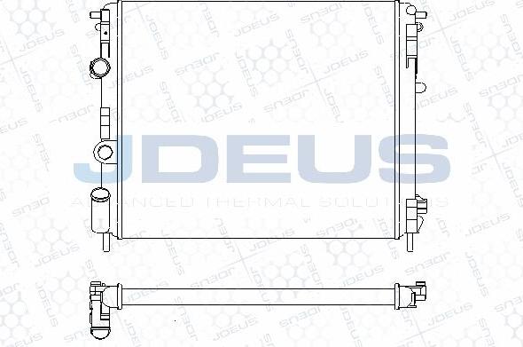 Jdeus M-0230650 - Radiators, Motora dzesēšanas sistēma ps1.lv