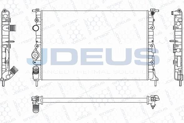 Jdeus M-0230620 - Radiators, Motora dzesēšanas sistēma ps1.lv