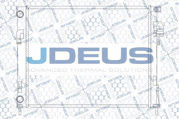 Jdeus M-0230760 - Radiators, Motora dzesēšanas sistēma ps1.lv