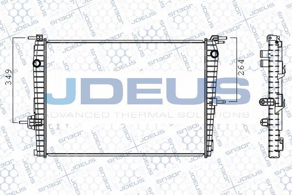 Jdeus M-0231010 - Radiators, Motora dzesēšanas sistēma ps1.lv