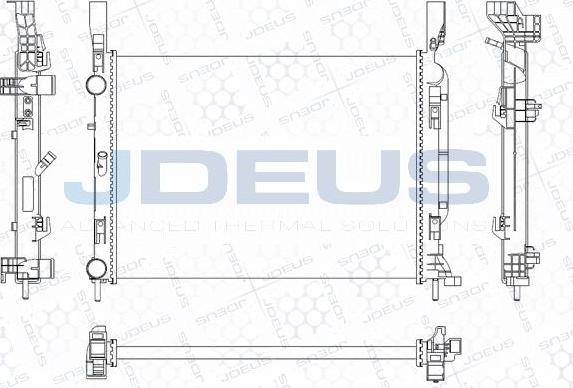 Jdeus M-0231080 - Radiators, Motora dzesēšanas sistēma ps1.lv