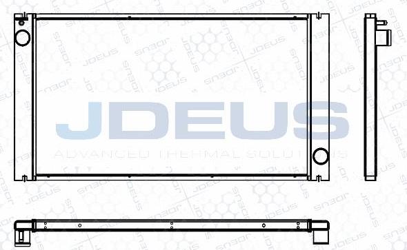 Jdeus M-0700030 - Radiators, Motora dzesēšanas sistēma ps1.lv