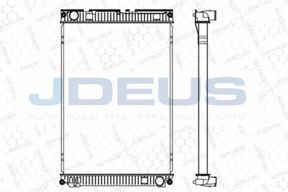 Jdeus M-1150160 - Radiators, Motora dzesēšanas sistēma ps1.lv